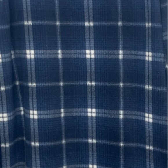 Croft & Barrow Button-Down Flannel Shirt Mens XXL Blue Plaid - Picture 5 of 8